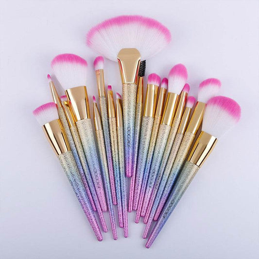Wave-Like Makeup Brush Set - Luxurious Non-Shedding Bristles 2025 - Buy Center