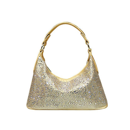 Stylish Rhinestone Tote - Large Capacity Dinner Clutch Bag for Women - Buy Center