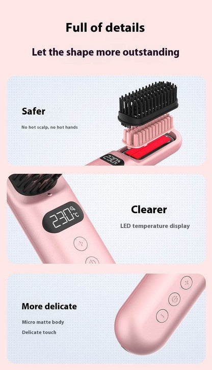 Portable Anion Straightening Comb - Wireless, Compact, Perfect for Style - Buy Center