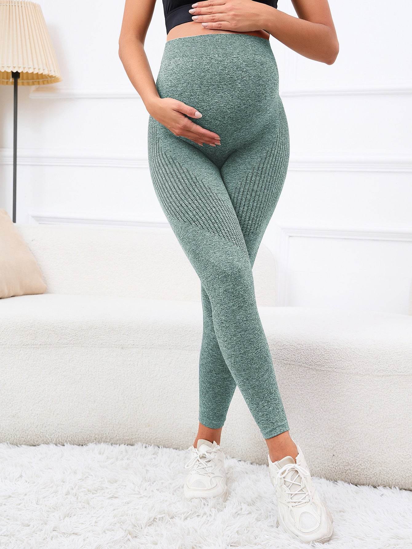 High Waist Pregnancy Yoga Pants - 3D Belly Support for Ultimate Comfort - Buy Center