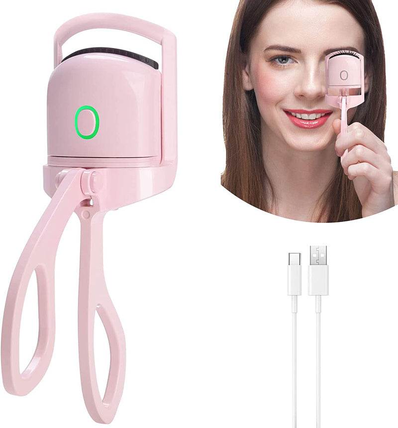 Portable Electric Heated Eyelash Curler - Quick Curls, USB Rechargeable - Buy Center