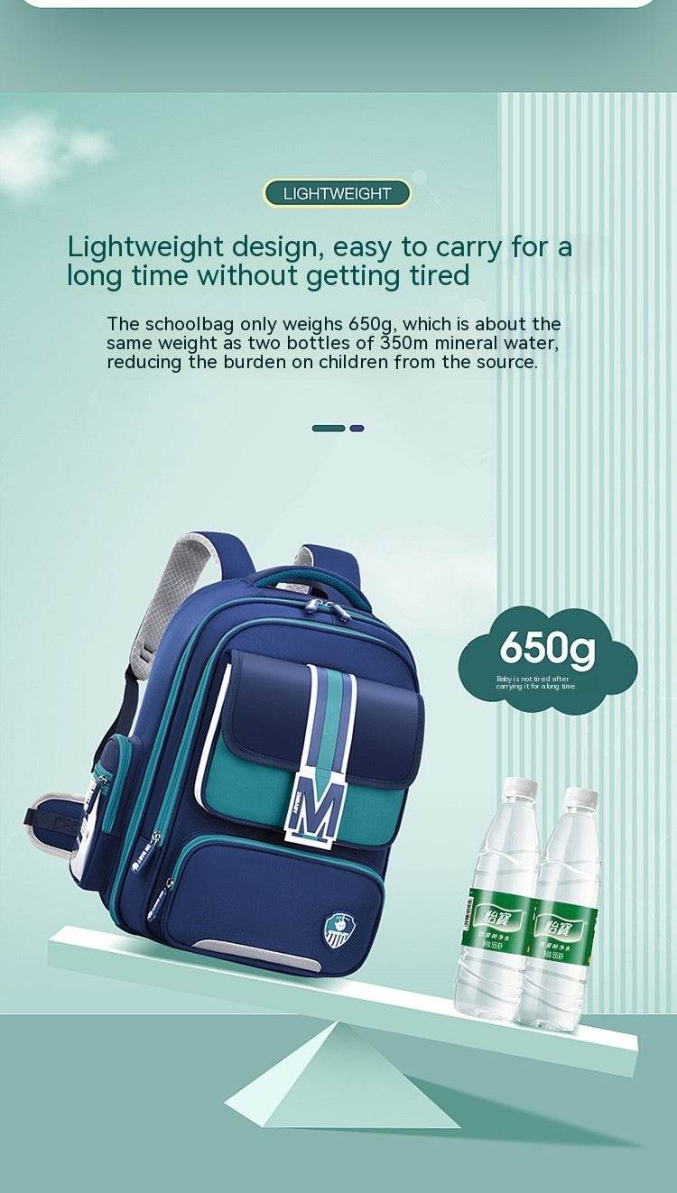 Lightweight Children's School Backpack - Spine Protection & Burden Relief - Buy Center