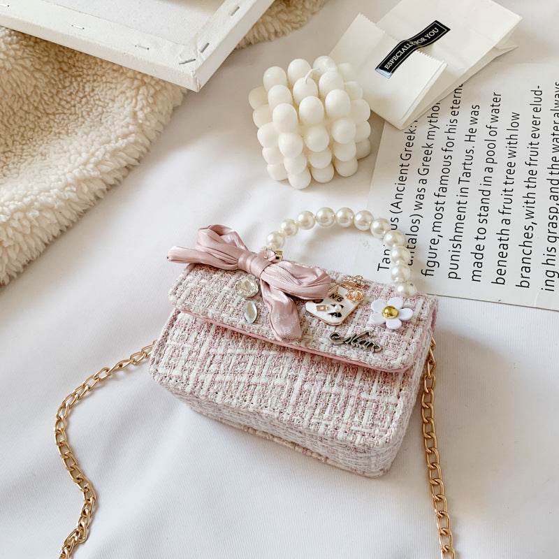 Girl's Pearl Handbag - Waterproof, Anti-Theft, Trendy Korean Design - Buy Center