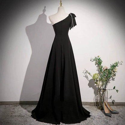 Buycenter Black Sleeveless Evening Dress - Elegant Long Skirt for Parties - Buy Center