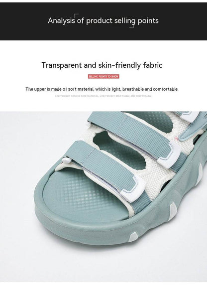 Stylish Wear-Resistant Platform Beach Sandals for Men - Non-Slip & Breathable - Buy Center