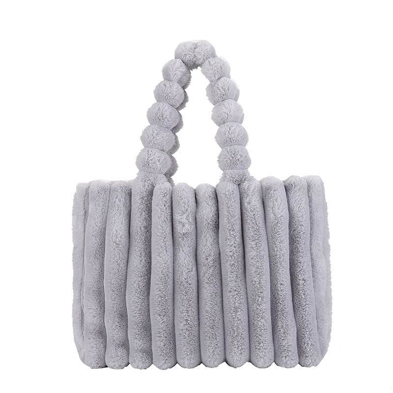 Fashion One Shoulder Plush Bag - Large Capacity Evening Bag for Women - Buy Center