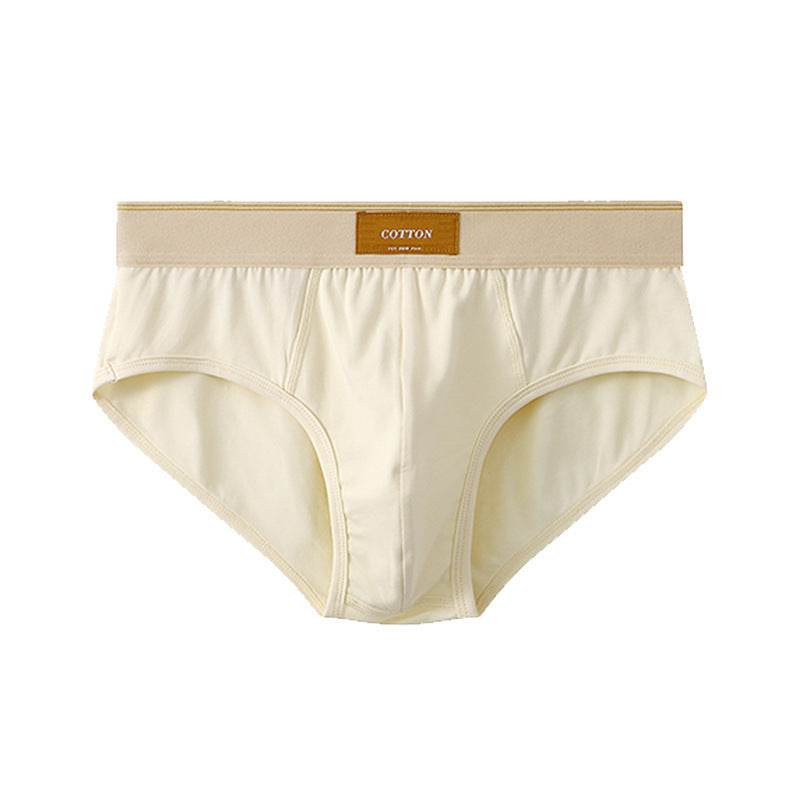 Men's Loose Cotton Briefs - Breathable Mid Waist, Multiple Colors Available - Buy Center