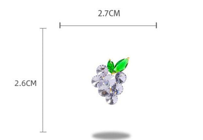 Buycenter Amethyst Grape Brooch - Versatile Summer Fashion Pin for Women - Buy Center