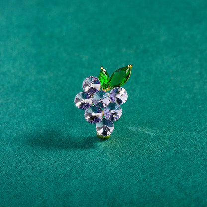 Buycenter Amethyst Grape Brooch - Versatile Summer Fashion Pin for Women - Buy Center
