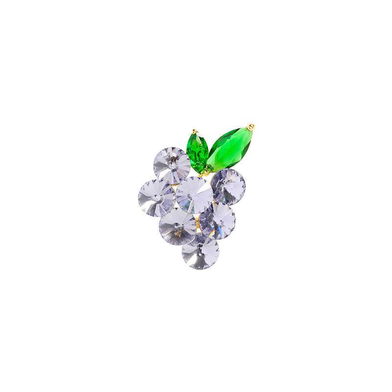 Buycenter Amethyst Grape Brooch - Versatile Summer Fashion Pin for Women - Buy Center