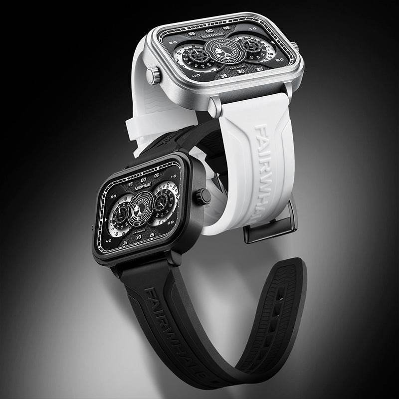 Buy Center Men's Waterproof Fashion Watch - Luminous Quartz with Double Inserts - Buy Center