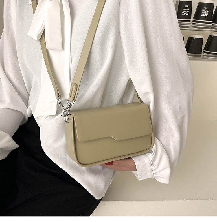 Korean Style Niche Baguette Bag - Simple Chic Underarm Shoulder Bag - Buy Center