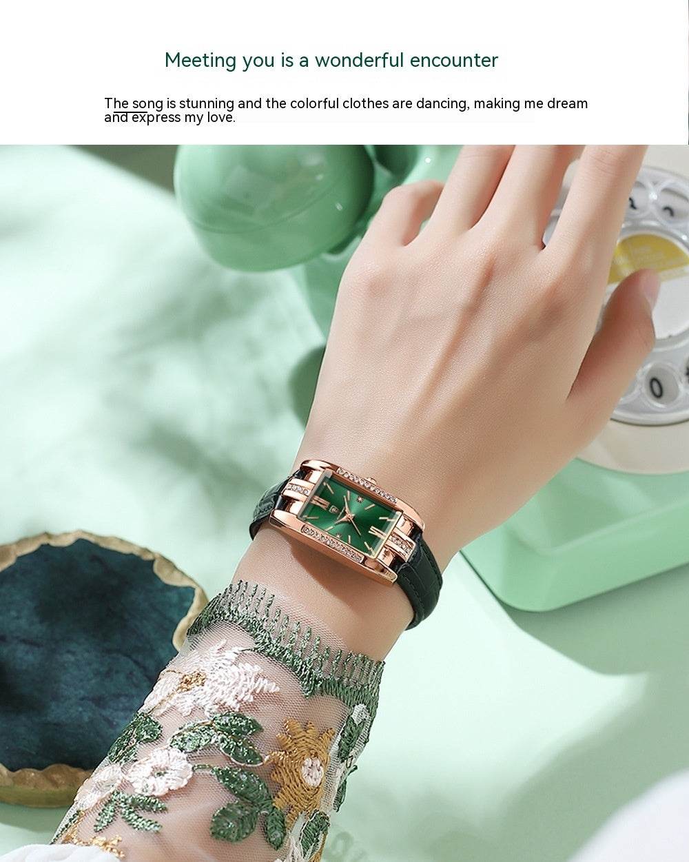 Waterproof Ultra-Thin Quartz Watch for Women - Stylish Rose Gold Design - Buy Center