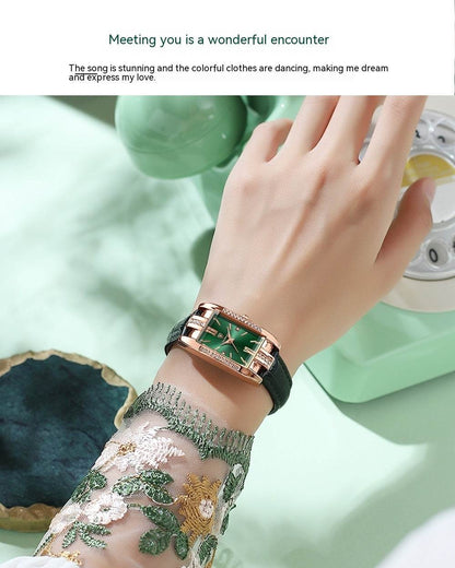 Waterproof Ultra-Thin Quartz Watch for Women - Stylish Rose Gold Design - Buy Center