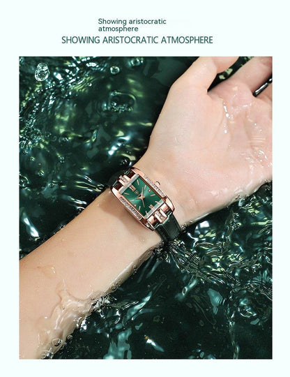 Waterproof Ultra-Thin Quartz Watch for Women - Stylish Rose Gold Design - Buy Center