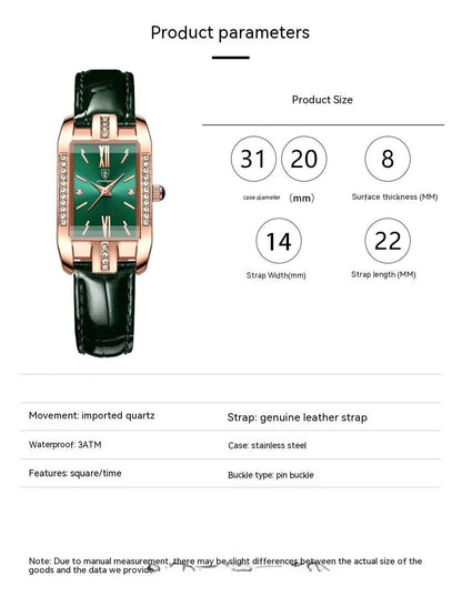 Waterproof Ultra-Thin Quartz Watch for Women - Stylish Rose Gold Design - Buy Center