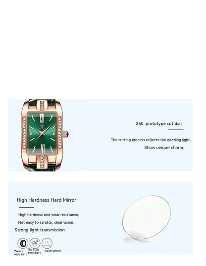 Waterproof Ultra-Thin Quartz Watch for Women - Stylish Rose Gold Design - Buy Center