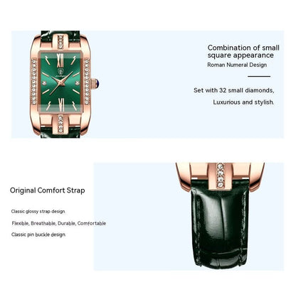 Waterproof Ultra-Thin Quartz Watch for Women - Stylish Rose Gold Design - Buy Center