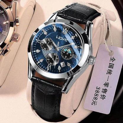 Buy Center Automatic Movement Luminous Waterproof Quartz Watch for Men - Buy Center