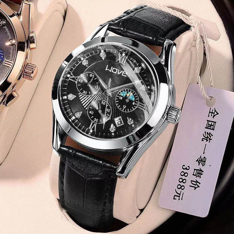 Buy Center Automatic Movement Luminous Waterproof Quartz Watch for Men - Buy Center