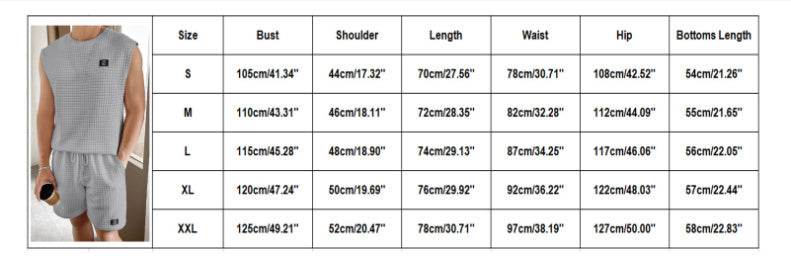 Buycenter Men's Sport Suit Set - Sleeveless Tank Top & Shorts Combo - Buy Center