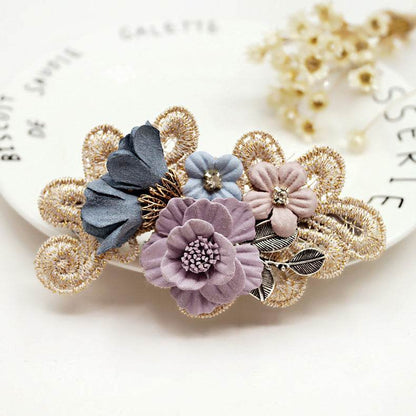 Elegant Handmade Bow Hair Accessories - Pearl Flower Hair Ring 2025 - Buy Center