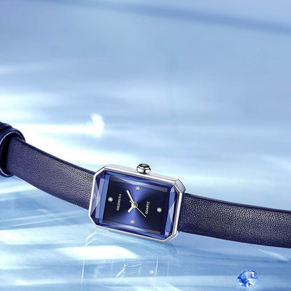 Exquisite Square Diamond Quartz Watch - Stylish & Waterproof for Women - Buy Center