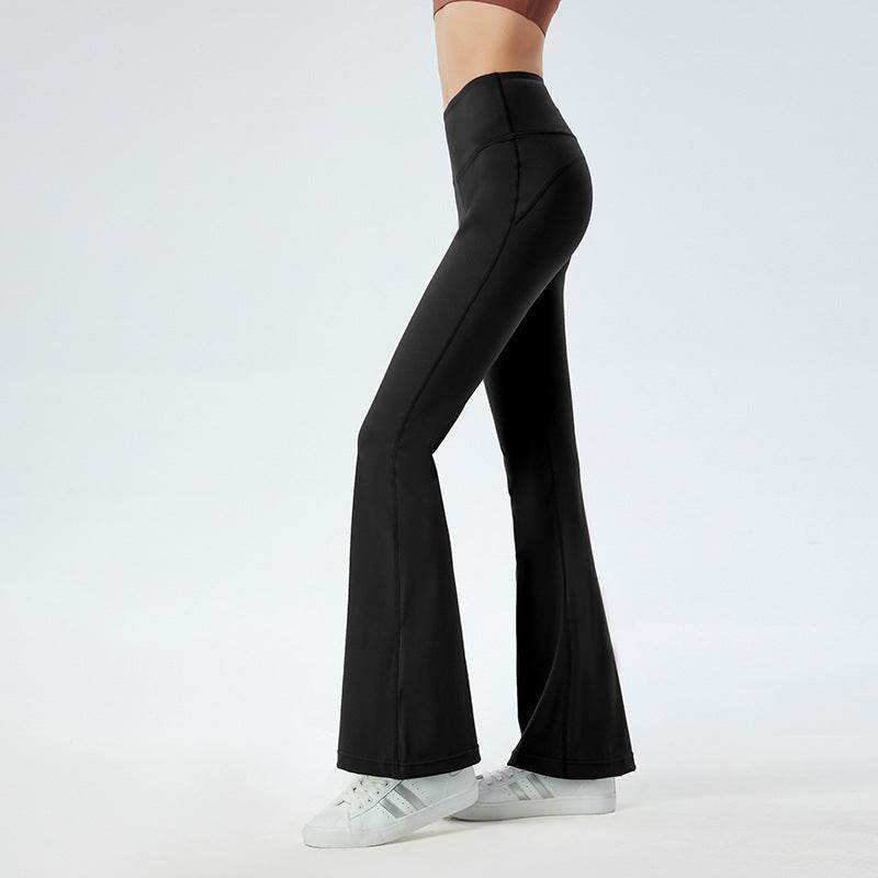 Buycenter High Waist Hip Lift Sports Pants - Moisture-Wicking, Casual Fit - Buy Center