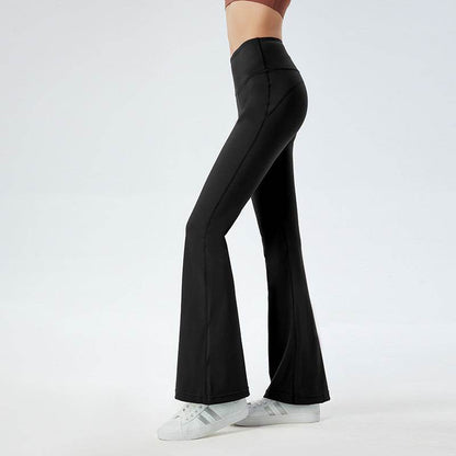 Buycenter High Waist Hip Lift Sports Pants - Moisture-Wicking, Casual Fit - Buy Center