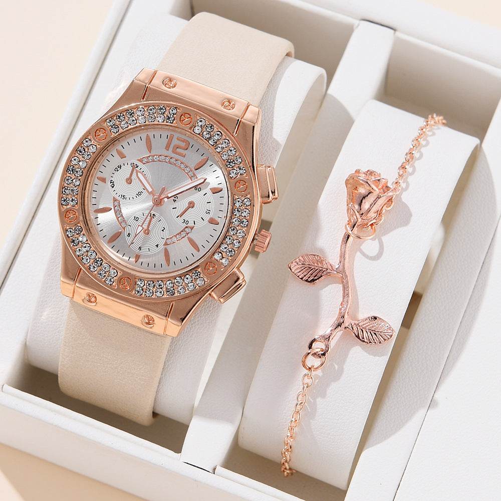 Women's Fashion PU Strap Watch - Stylish Alloy Bracelet in Multiple Colors - Buy Center