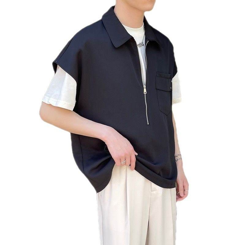 Casual Sleeveless Striped Shirt for Summer - Trendy Korean Style Top - Buy Center