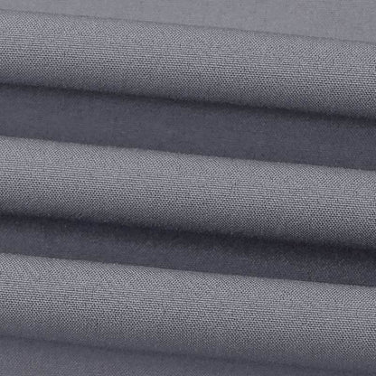 Contrast Color Two-Piece Jumpsuit - Trendy Gray & Black Wide-Leg Style - Buy Center