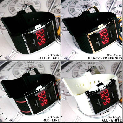 Men's Fashion Silicone Sports Watch - Waterproof & Luminous Display - Buy Center