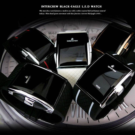 Men's Fashion Silicone Sports Watch - Waterproof & Luminous Display - Buy Center