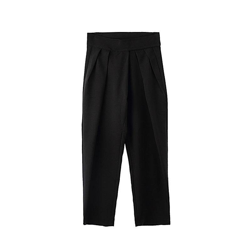 Men's High Waist Harem Trousers - Stylish Cotton Comfort, Urban Chic - Buy Center