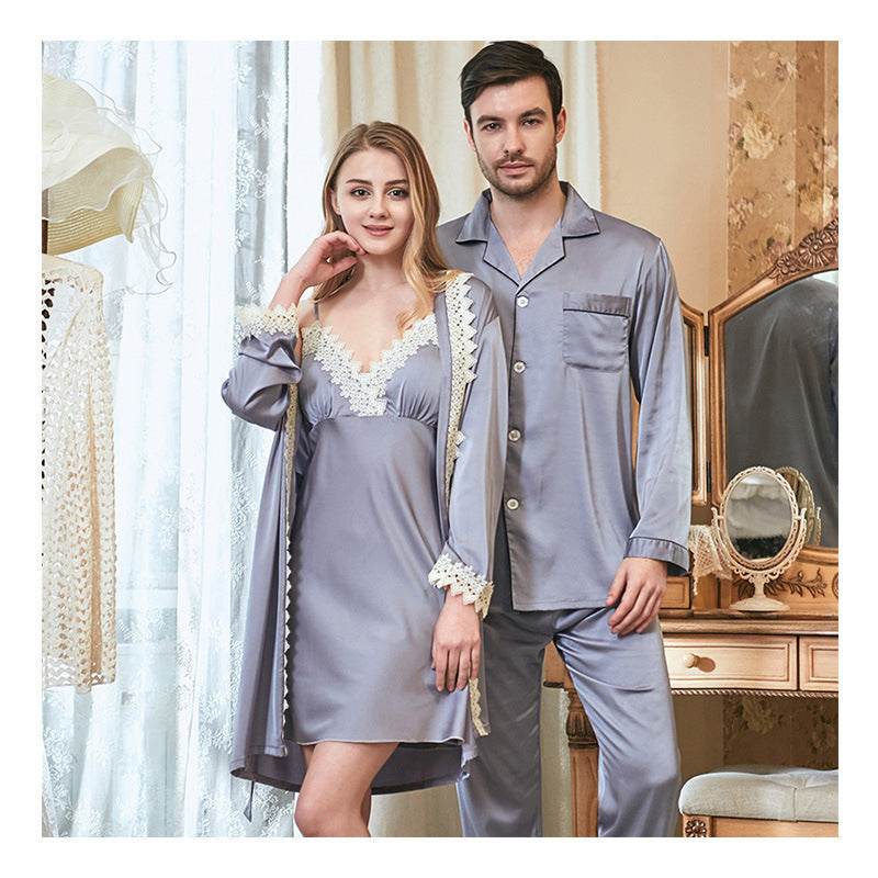 Elegant Ladies Lace Suspender Nightgown - Couples Sleepwear 2025 - Buy Center