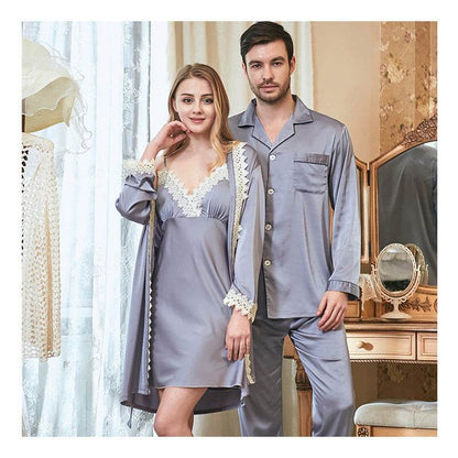 Elegant Ladies Lace Suspender Nightgown - Couples Sleepwear 2025 - Buy Center
