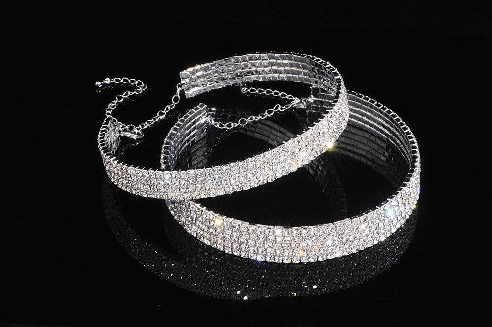 Buycenter Diamond Choker Necklace Set - Stylish Jewelry for Women - Buy Center