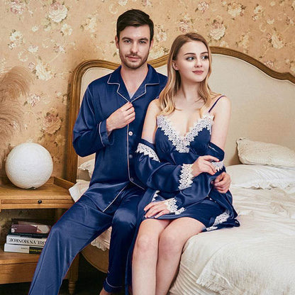 Elegant Ladies Lace Suspender Nightgown - Couples Sleepwear 2025 - Buy Center