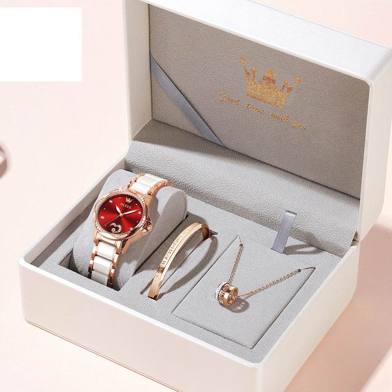 Fashion Automatic Mechanical Ladies Watch - Waterproof & Luminous Design - Buy Center