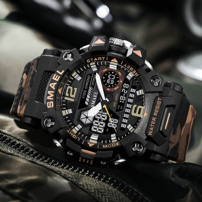 Tactical Camouflage Alloy Watch - Luminous & Waterproof Outdoor Accessory - Buy Center