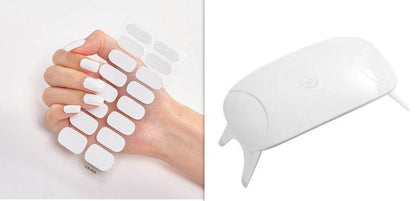 Waterproof Letter Color Nail Stickers - Long Lasting Stylish Designs - Buy Center