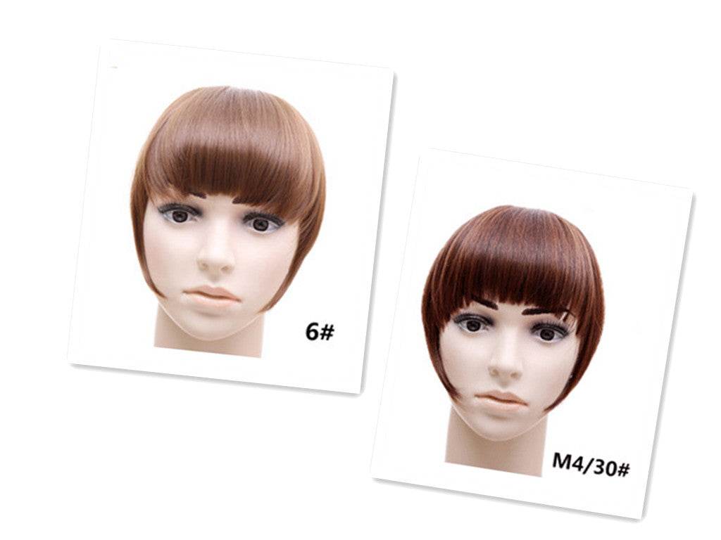 Stylish Synthetic Hair Bangs - Easy Apply Blunt Cut Hairpiece Accessory - Buy Center
