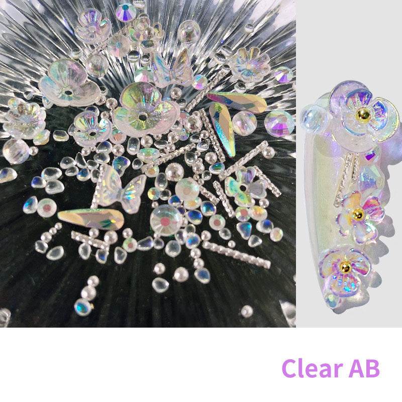 Frozen Flower Butterfly Nail Art - Unique 15g Sequins for Stunning Designs - Buy Center