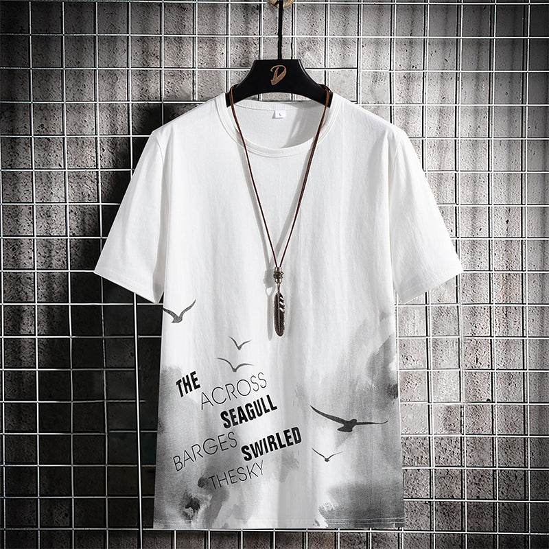 Buycenter Round Neck Casual Half Sleeve Shirt - Comfortable Cotton Fit - Buy Center