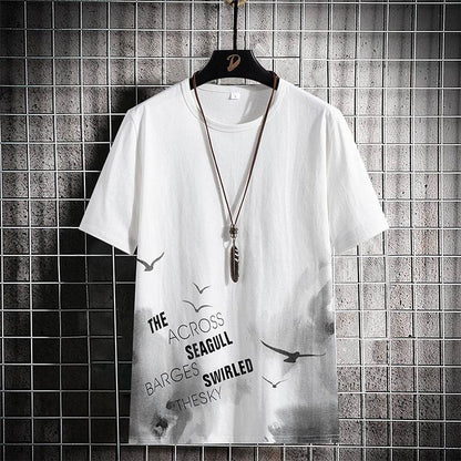 Buycenter Round Neck Casual Half Sleeve Shirt - Comfortable Cotton Fit - Buy Center