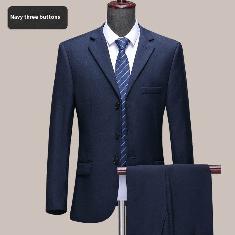 Buycenter Men's Business Suit - Stylish Woolen Blazer & Pants Set 2025 - Buy Center