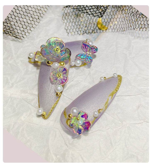 Frozen Flower Butterfly Nail Art - Unique 15g Sequins for Stunning Designs - Buy Center