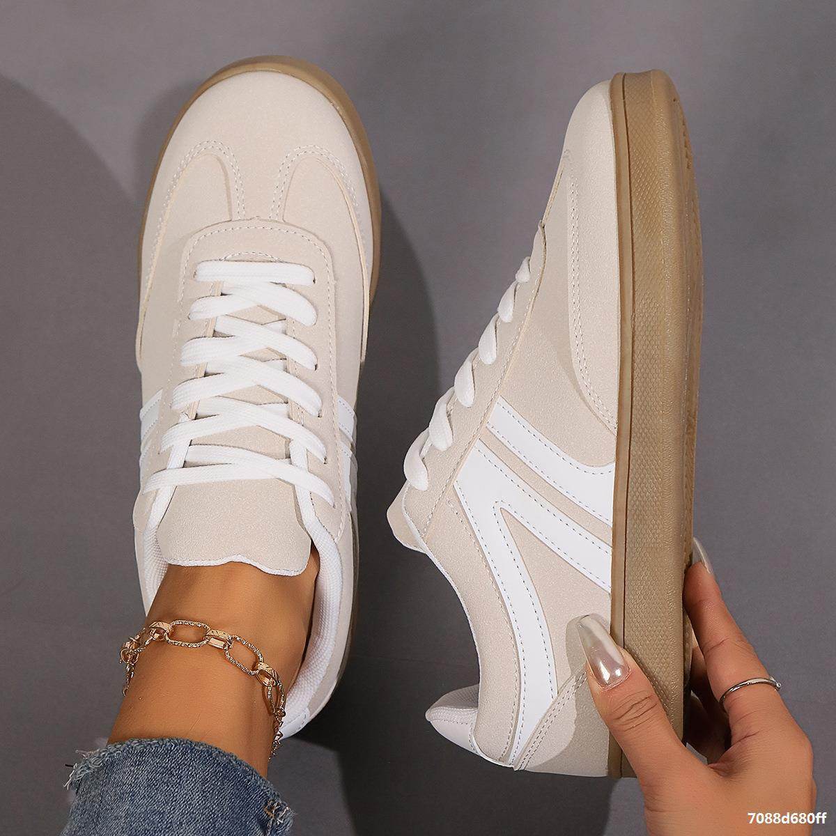 Casual Women's Lace-Up Round Toe Flats - Stylish Slip-On Shoes 2025 - Buy Center