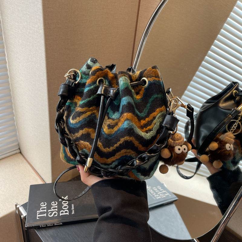 Buycenter High-Grade Shoulder Bag - Stylish, All-Matching Bucket Design - Buy Center